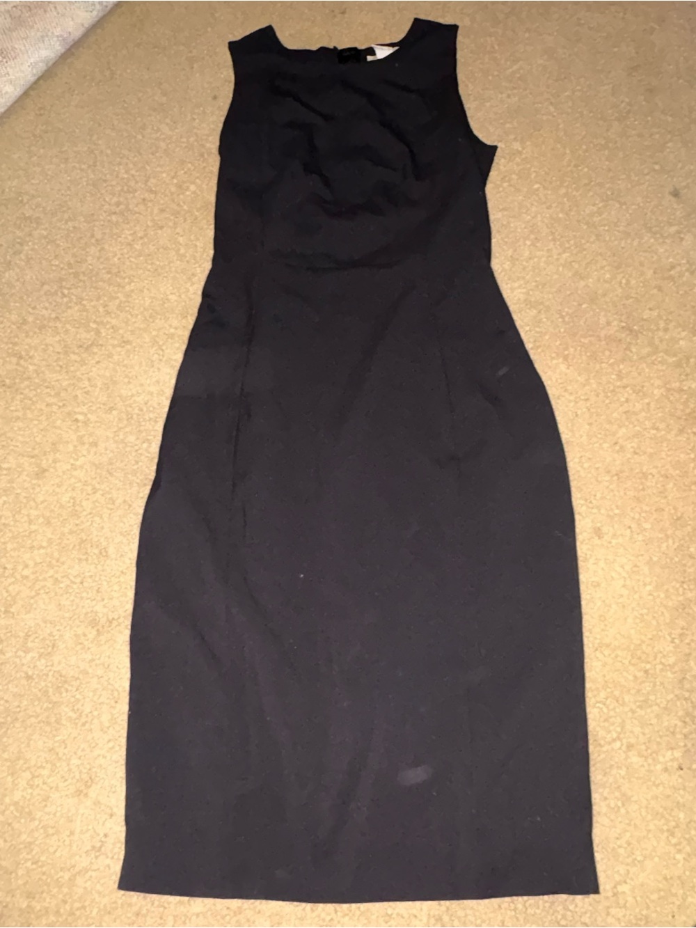 H&M Black Sheath Dress Size 4 Sleeveless Career Office Cocktail Classic